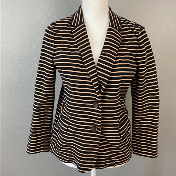 J. Crew Maritime Striped Career Blazer Jacket - Picture 2 of 9